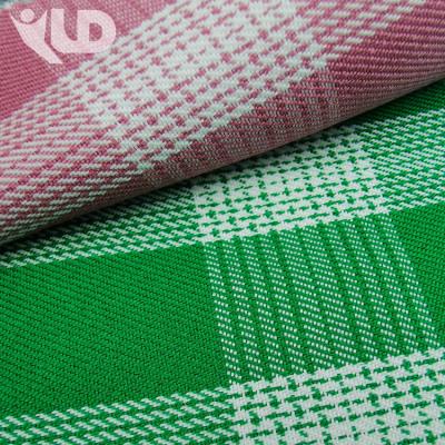 China Wholesale Breathable Stain Fashion Fabric TR Plaid Polyester Woven Twill Yarn-Dyed Fabric For Dress Shirt for sale