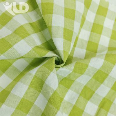 China China Textiles Fabric Tc Waterproof Polyester Cotton Blended Yarn-dyed Grid Sheet Fabric For Hometextile Cloth for sale