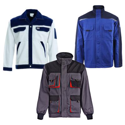 China Custom Cotton Work Clothing Long Sleeve Industrial Location Engineering Works Wear Jacket for sale