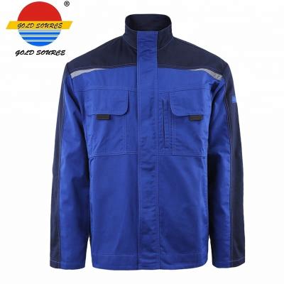 China China Supplier Anti Shrink Industrial Blue Rough Wear Work Uniform Jacket for sale