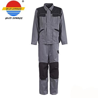 China Durable Work Wear Uniform Builders Fabric Jackets Ripstop Electric Workwear for sale