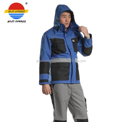 China Fasion Breathable Mens Fleece Winter Coated With Detachable Hood for sale