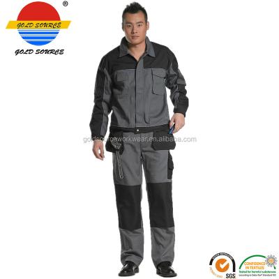 China Gray 1000D Cordura Labor Wear Clothing High Duration Anti-Shrink 2 Pieces for sale