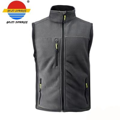 China Anti Pilling Anti Pilling 100% Sleeveless Fleece Vest For Men And Women for sale