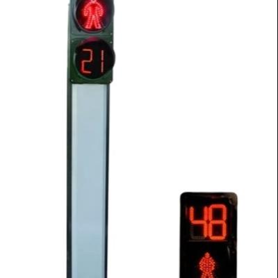 China Traffic Light Flash LED Traffic Warning Light Yellow Countdown Timer for sale