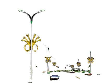 China Outdoor Decoration 5m Pole Decorative Street Light For Holiday Decoration for sale