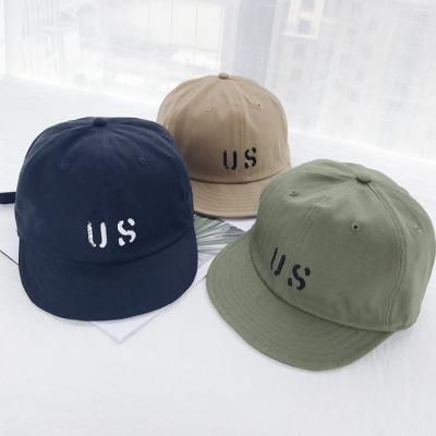 China Dad Hats Custom Logo JOINT Custom Printed Short Brim Dad Hats for sale