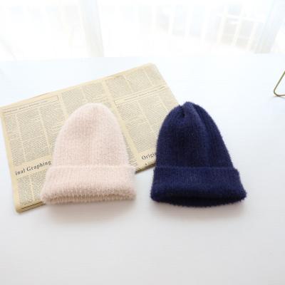 China Wholesale White COMMON Beanies Winter Ski Chenille Beanie Hats Bulk Set Knitted Knit Cap Winter Hat for sale