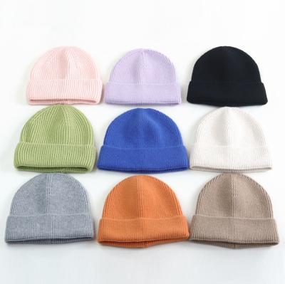 China COMMON Cuffless Knit Beanie Hat / Beanie Hats Wholesale Plain Knitted Unisex Custom Beanie / Kids Beanie for sale