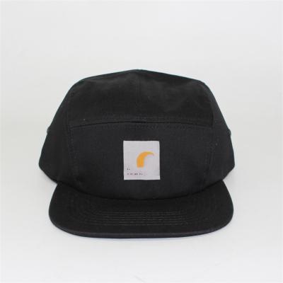 China Custom 5-Panel Hat Camp Hat / Bulk Cotton 5 Panel Camp Hats Snapback Hat for sale