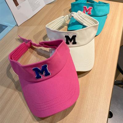 China Cheap fitted hat/character sun visor custom your own logo sun visor hat outdoor protective hat/long summer sun visor for sale