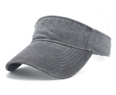 China New Arrival COMMON Vintage Distressed Water Wash Sun Visor Hats/Outdoor Sports Hats /Summer Sun Visor Hats for sale