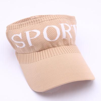 China JOINT Custom Wholesale Custom Logo Sports Women's Sun Hat Sun Visor Hat Sun Visor Hat for sale