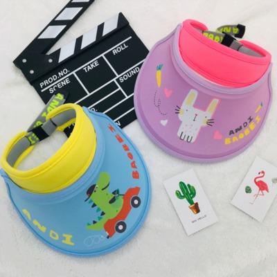 China COMMON Cheap Cotton Camping Beach Kids Unisex Children Sun Protect Sun Visor Hats for sale