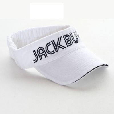 China JOINT Hot Selling Big Curve Brim Custom Cotton Sun Visor Single Hat for sale