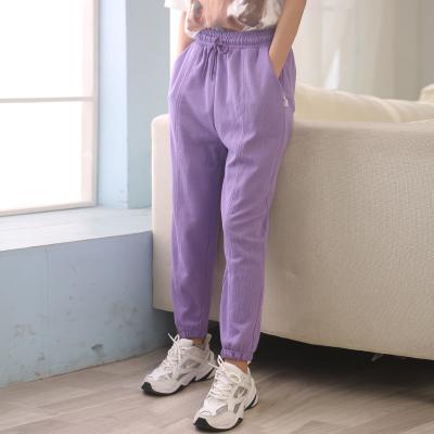 China High Quality Custom Casual Gym Sweatpants Anti-Wrinkle Style Cotton Jogger Women's Super Soft Harem Pants Jogger Pants for sale