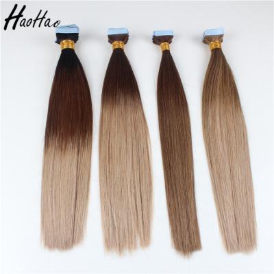 China Quality A10 Straight Tape Hair Extensions Russian Tape Hair Extensions 10A for sale