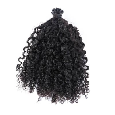 China Curly Curly New Arrive Wholesale I Tip Micro Indian Remy Curly Ties I Tip Curly Hair Extensions for sale