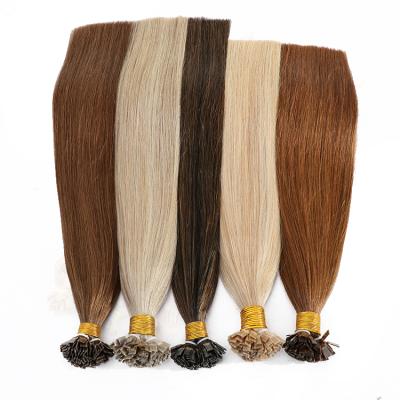 China Raw Indian Distributor Cuticle Aligned Extensions Silky Straight Straight One Piece Remy Human Hair Flat Tip Double Wave Temple Hair for sale