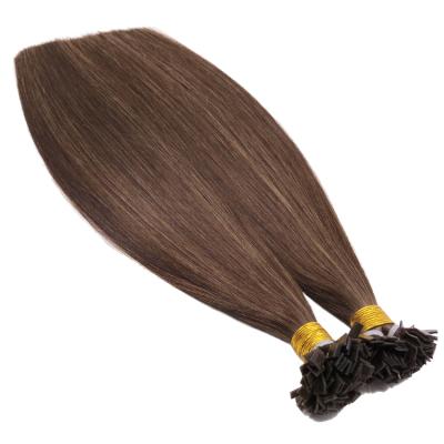 China Wholesale Silky Straight Virgin Remy Pre Bonded Double Drawn Wave Flat Tip Hair Extension for sale