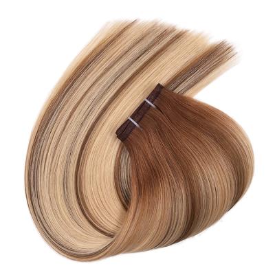 China Silky Straight Top Ombre Flat Weft Virgin Human Hair Extension Grade Flat Wave Weft for sale