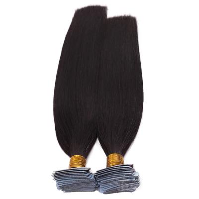 China Virgin Remy Hair Invisible PU Tape Wave 4*1cm Silky Straight Pulled Skin Double In Hair Weft Tape In Hair Extensions for sale