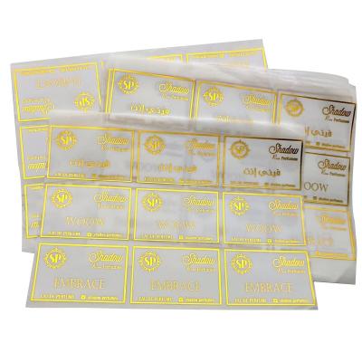 China Waterproof Custom Sticker Paper A4 Sheet Printing Gold Foil Die Cut Planner Stickers for sale