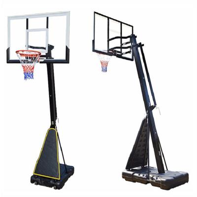 China Fiberglass Basketball Goal with Detached Rim Basketball Hoop Stand for sale