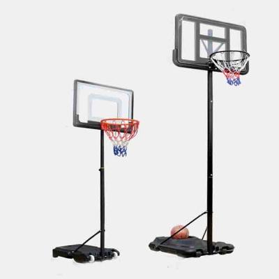 China Movable Height-Adjustable Fiberglass And Stable Outdoor Basketball Stand for sale