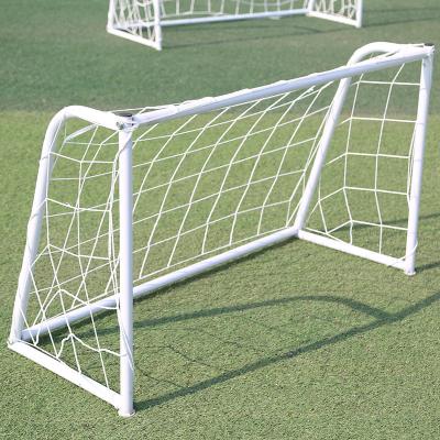 China Outdoor Sports Field Large Aluminum Soccer Goal Outdoor Soccer Goal With Net And Wheel for sale