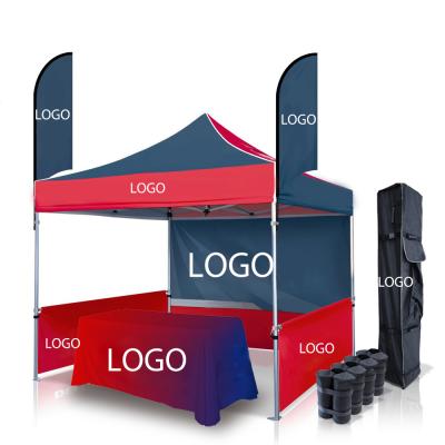 China Custom Strong Printing Health Care Institutes Trade Show 10x10 Outdoor Garden Advertising Tents for sale