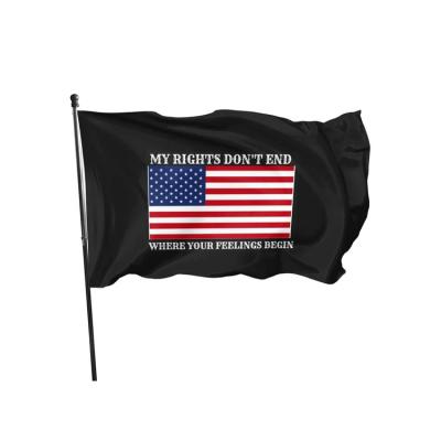 China New Arrival Hanging Wholesale Customized Good Quality 3x5 2nd Amendment Flag 2021, 3x5 Custom Flag, Custom 3X5 Flags for sale