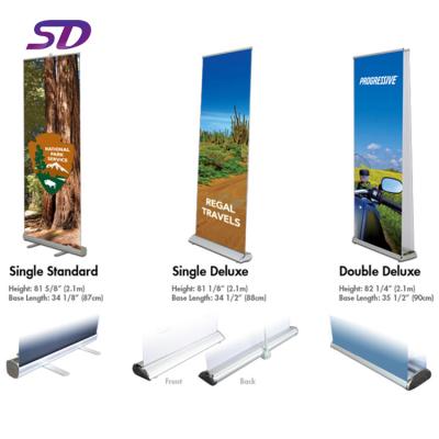 China Factory Supply Custom Size Portable Retractable Banner Roll Up Banner Advertising Banner for sale