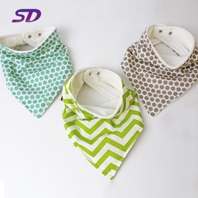 China Wholesale Sustainable 100% Cotton Manufacturer Double Layer Customized Waterproof Dog Bandana for sale