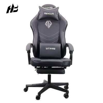 China Sports Gaming Chair Omputer Home Office Deluxe Rotation Reclining Chair Lift for sale