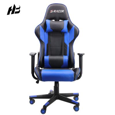 China Free Sample Comfortable Adjustable Computer Gaming Chair Recumbent Led Massage Gaming Chair Cheap Spinning Chair for sale