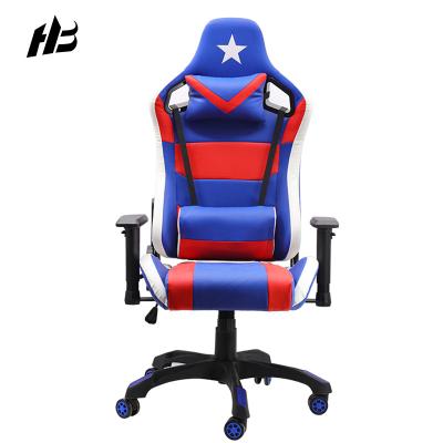 China Dropshipping Gaming Chairs Low Price Ergonomic Back Rotating PC Computer Leather Gamer High Led Gaming Chair for sale