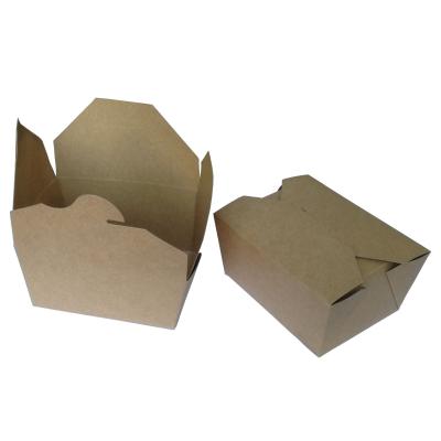 China Recycled Materials Wholesale Custom Disposable Paper Cardboard Packaging Lunch Fast Food Box For Take Out for sale