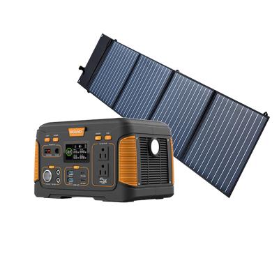 China Mobile Heavy Duty Entelechy Wireless Charging Solar Generator With Completed Panel Set for sale