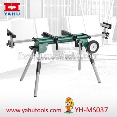 China Steel heavy duty steel band saw stand with wheels and rollers for sale