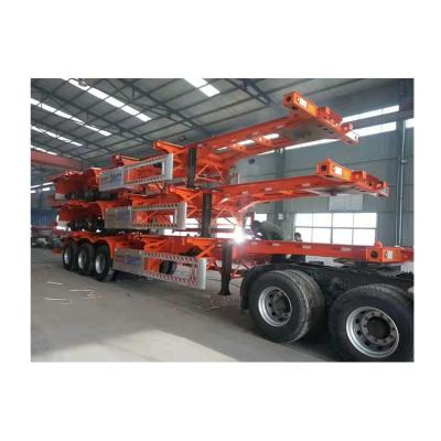 China Professional High Quality First Class Transport 40 Container Semi Trailer Truck Trailer For Outdoor for sale