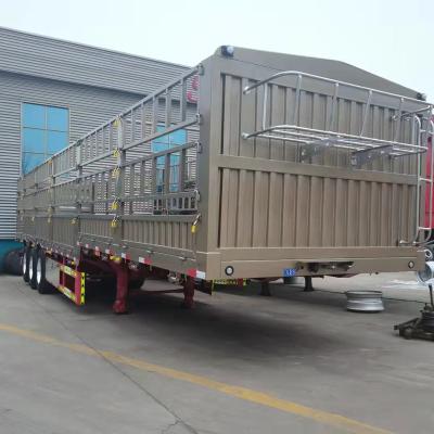 China Semi-trailer trailer truck of semi-trailer of superlink grain trailers in stake of sugar cane semi-mass trailer for sale