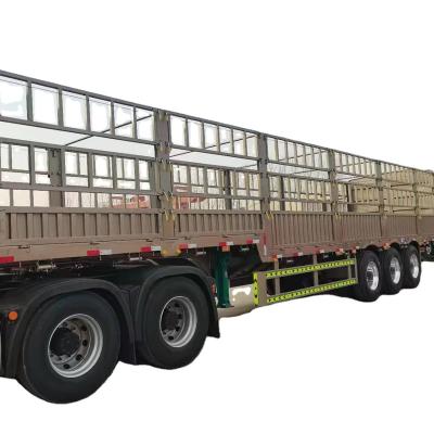 China Semi Truck Trailer Aluminum Alloy Stainless Steel Trailer Can Transport Salt Without Rust for sale