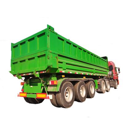 China Truck Trailer Dump Trailer Semi Truck With Factory Price Dump Semi Trailer With 3axle And 60t Load Rear Tipper Semi Trailer for sale