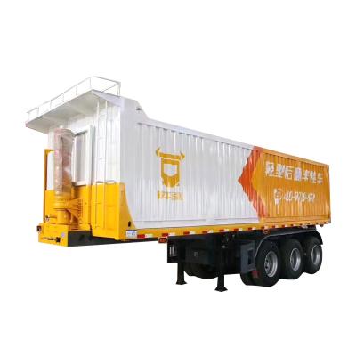 China High quality wide range of use 3 axles semi trailer self dump trailer dumper trailer truck trailer for sale for sale