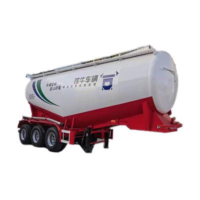 China Truck Trailer 3 Axle 35-55tons Bulk Cement Tanker Trailer for sale