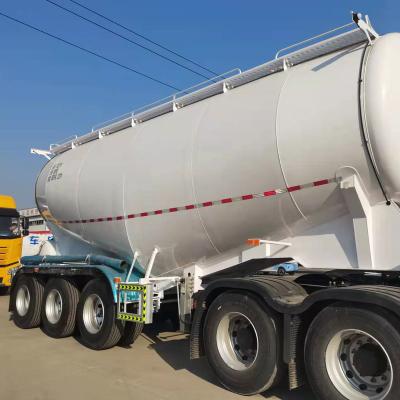 China Truck trailer Tieniu 3 alxe bulk cement transport semi-trailer for sale