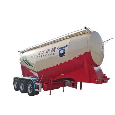 China Truck Trailer First Class Bulk Cement Sale Lpg Cylinder Semi Haul Trailer With Conveyor Belt for sale