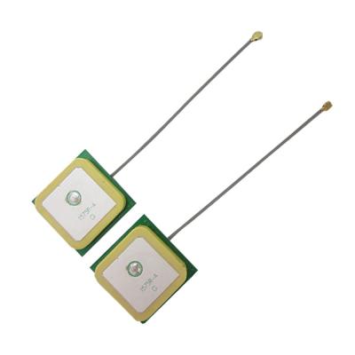 China 25x25mm 25mm*25mm high quality internal patch gps antenna ipex navigator gps for sale