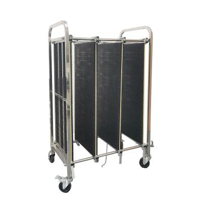 China High Quality ESD PCB Storage Cart Stainless Steel Anti-Static Trolley for sale